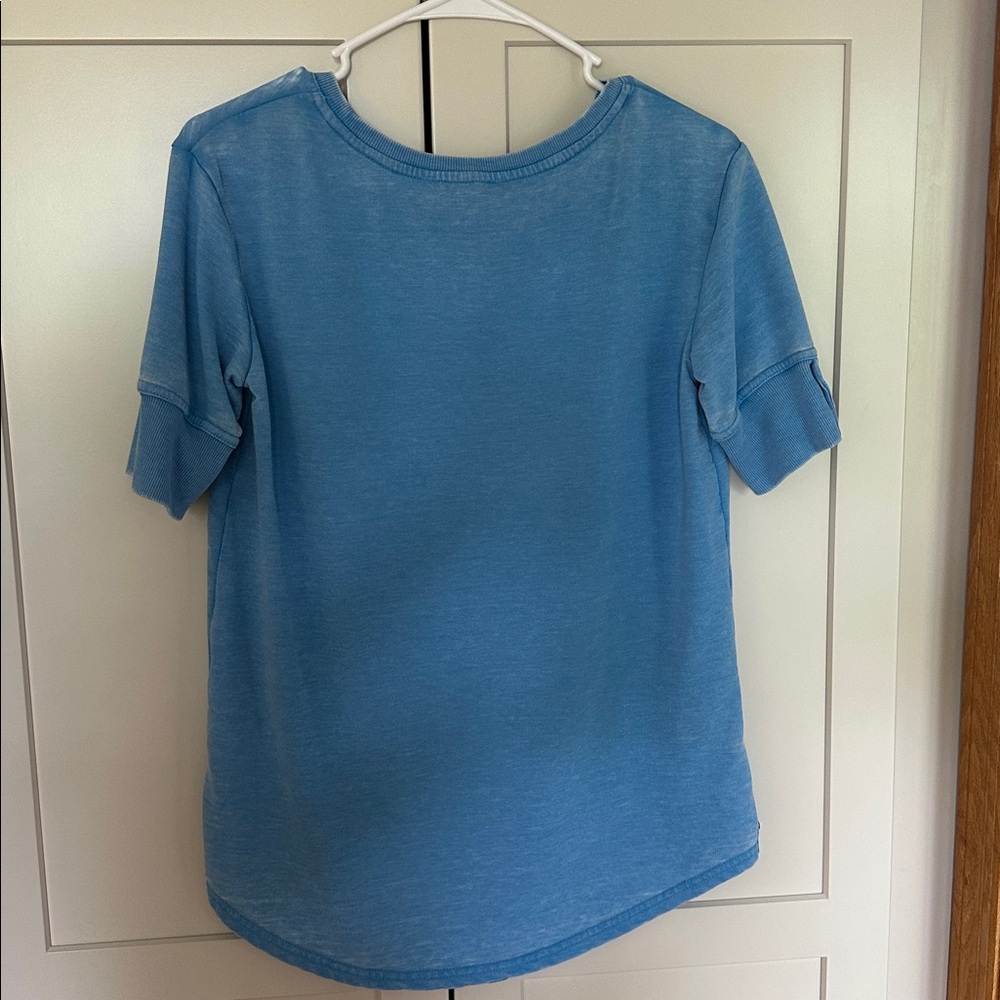 Jane + Delancey small  Blue Short-Sleeve Tee - Picture 3 of 5